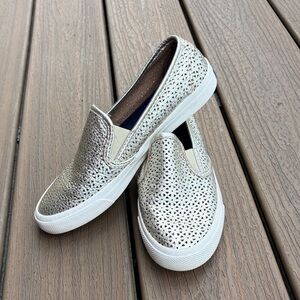 Sperry Metallic Slip-On Loafers